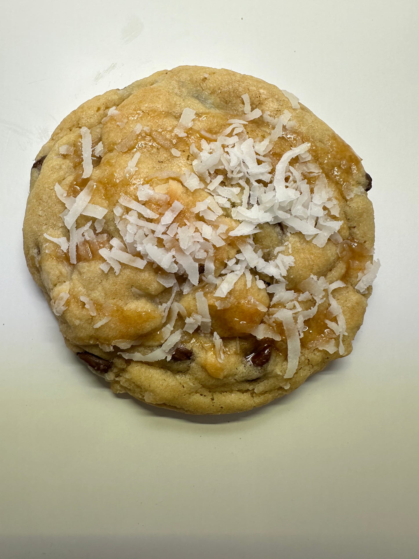 Caramel Coconut Chocolate Chip Cookie - The Little Lady Bakery Co