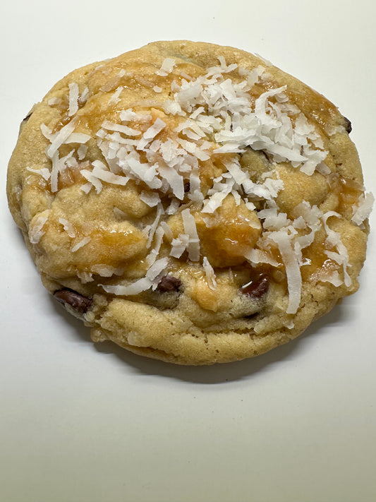 Caramel Coconut Chocolate Chip Cookie - The Little Lady Bakery Co
