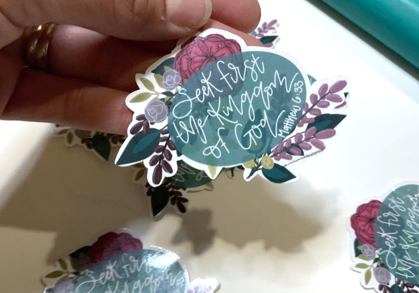 Sticker- White Bird Design Co