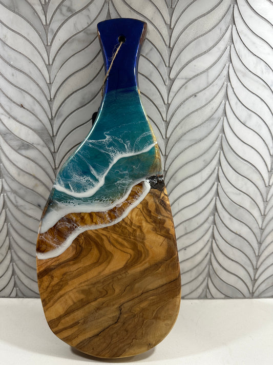 Blue Waves Olive Board-CH