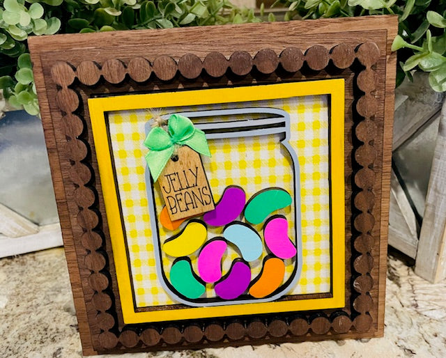 Interchangeable Leaning Frame Insert (JELLY BEANS) - STV