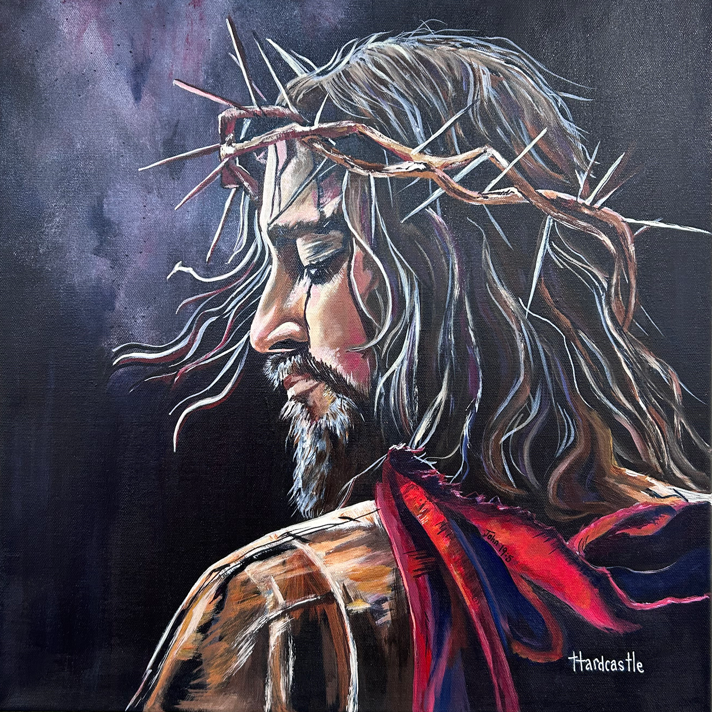 John 19:5 Giclee Canvas print 12x12