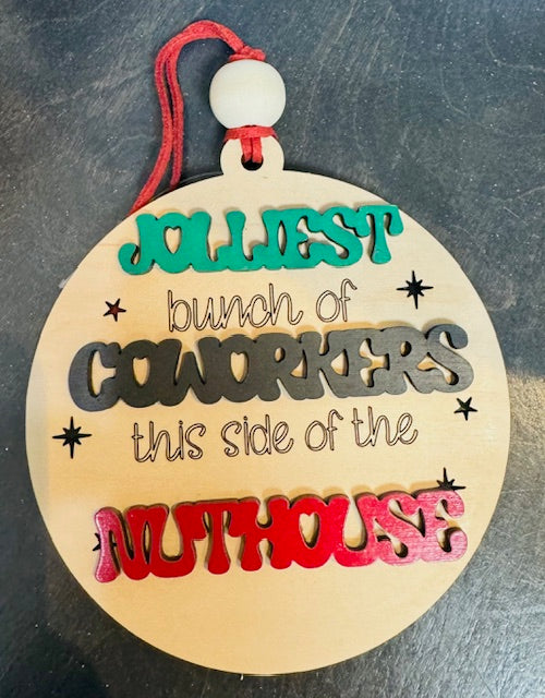 Jolliest Bunch Ornament - STV