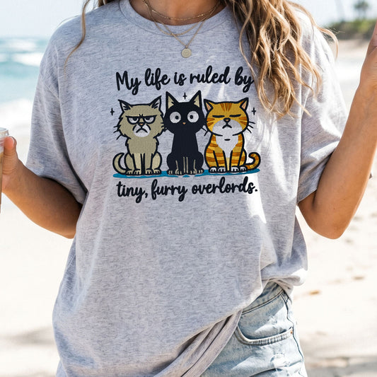 Embroidered Cat Overlord Unisex Shirt - Bloom-N-Believe Boutique
