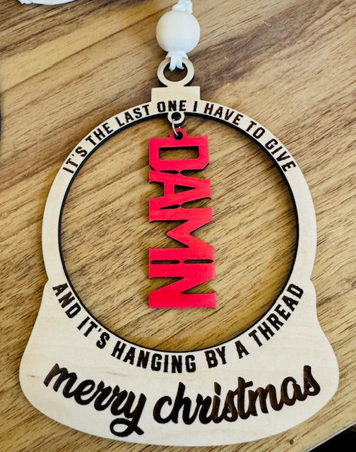 Sassy Christmas Ornaments/Package Tags - STV