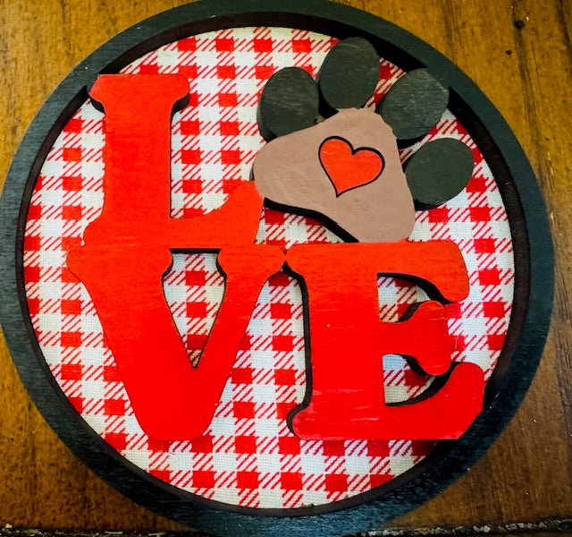 Magnetic Insert - Love Paw - STV