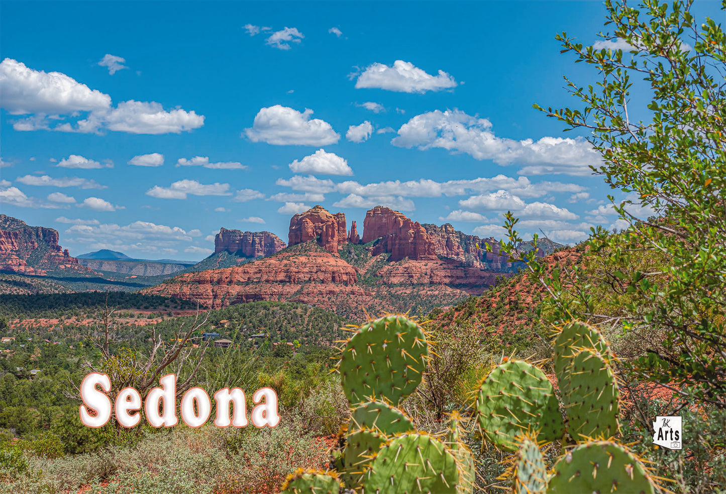 Sedona Photograph on a Magnet