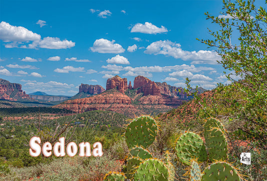 Sedona Photograph on a Magnet