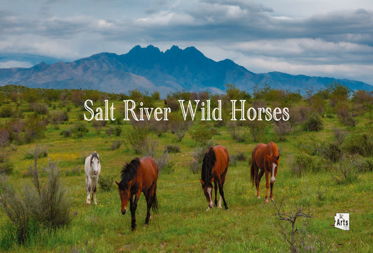 4 Peaks and Wild Horses Photograph on a  Magnet