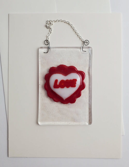 Note Card - F&F Love on Heart
