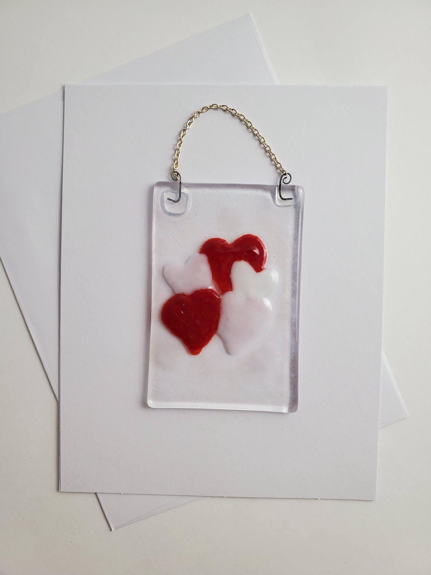 Note Card - Cluster Of Hearts