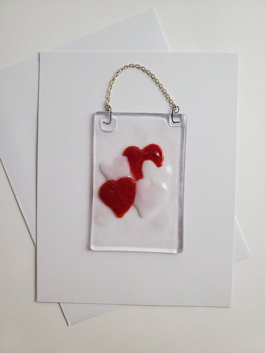 Note Card - Cluster Of Hearts