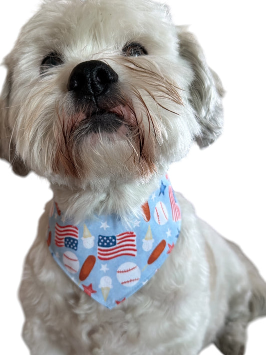 All-American Pup dog bandana -tfreedom