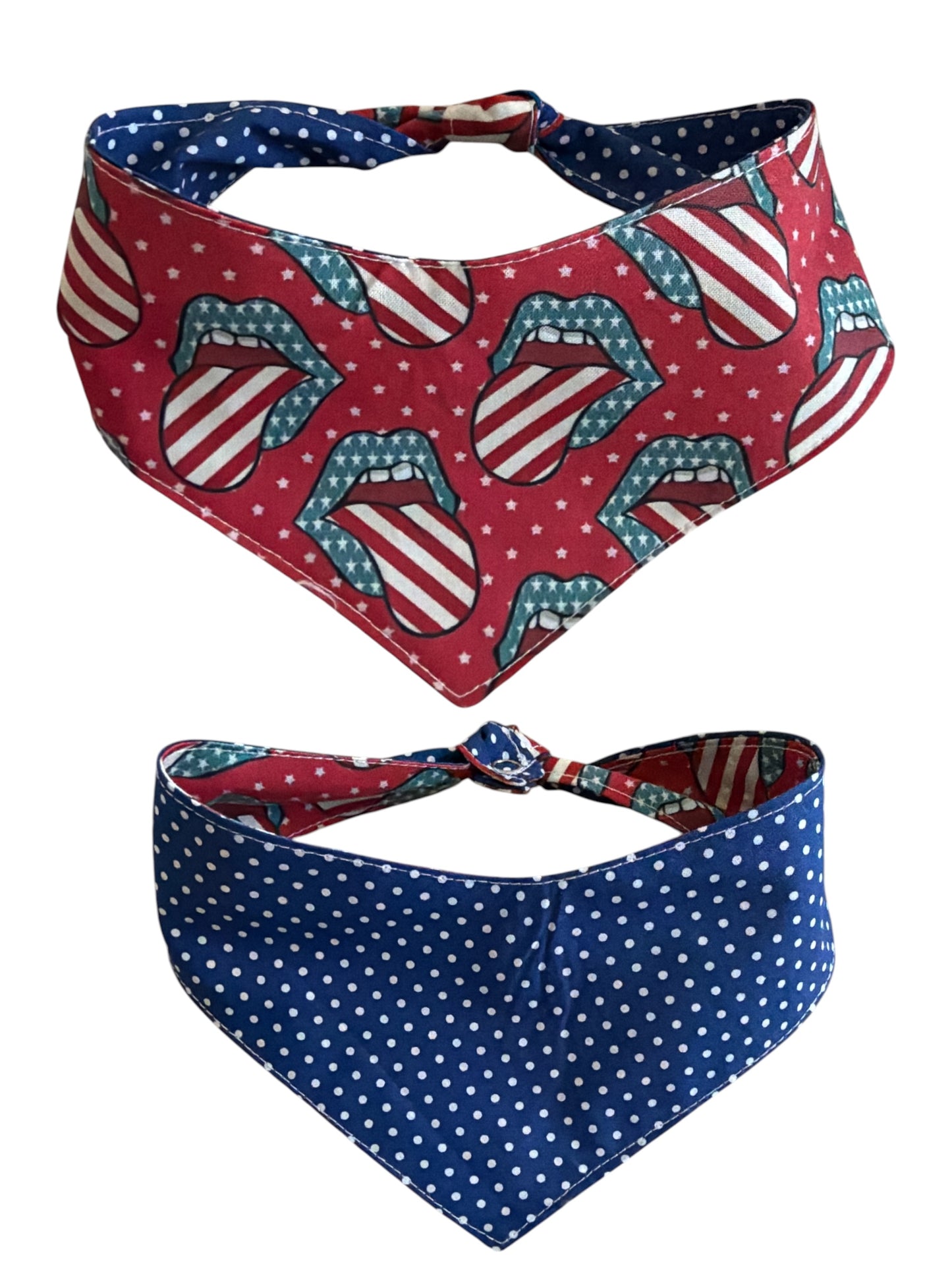 Liberty licks dog bandana -tfreedom