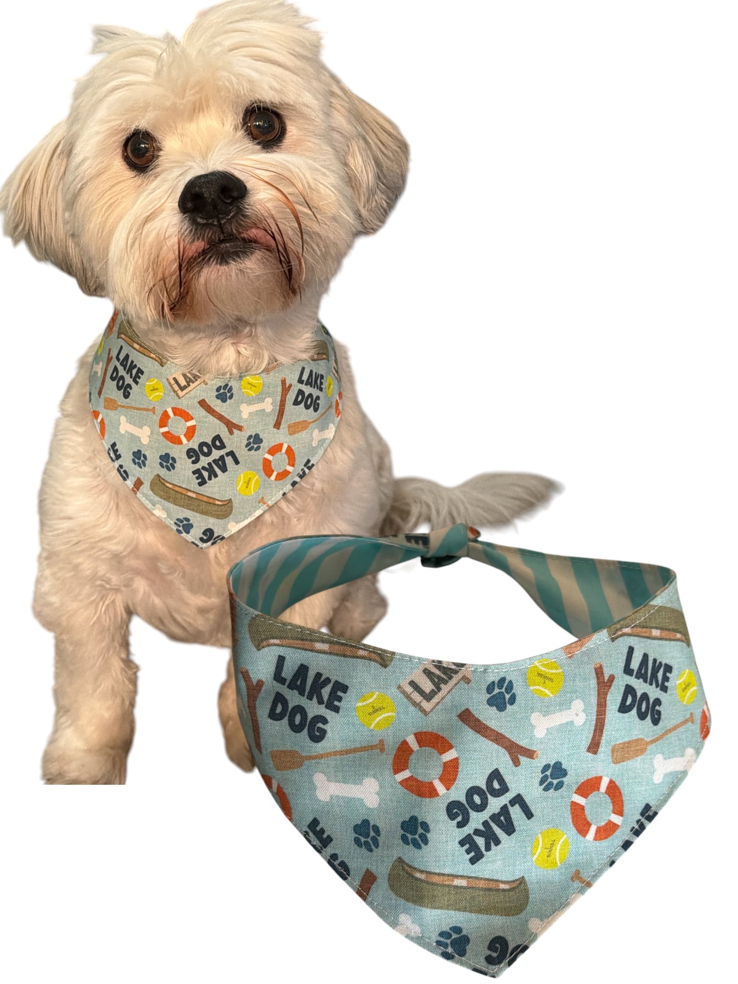 Lake dog dog bandana -tfreedom