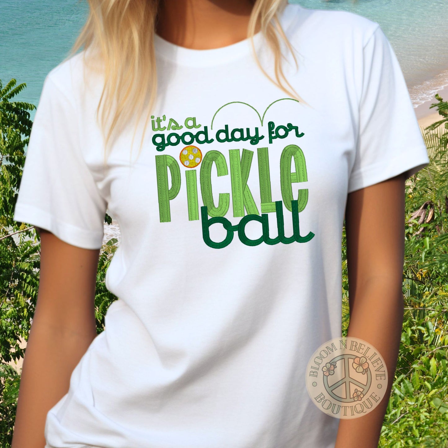 A Good Day for Pickleball Embroidered Unisex Shirt - Bloom-N-Believe Boutique