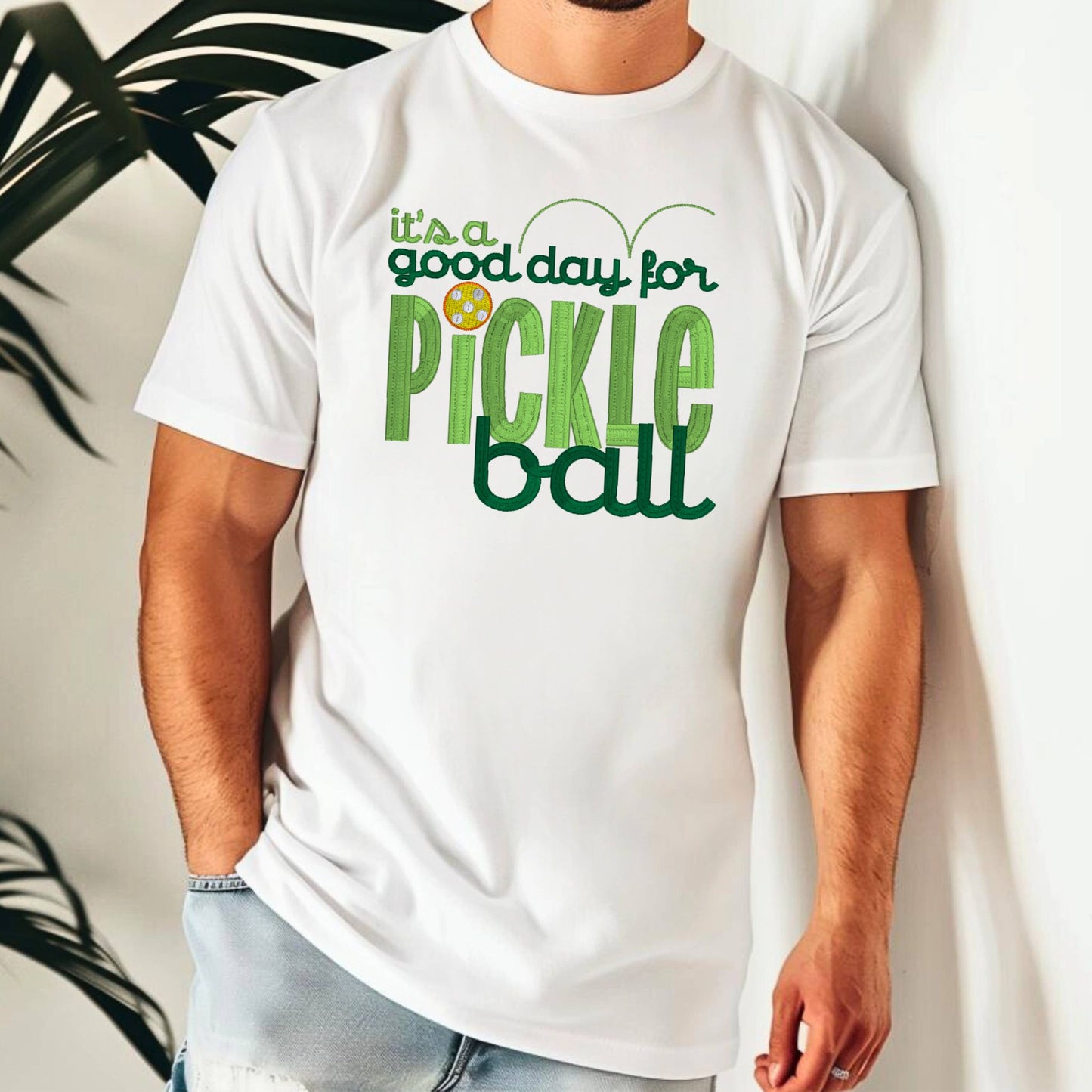 A Good Day for Pickleball Embroidered Unisex Shirt - Bloom-N-Believe Boutique