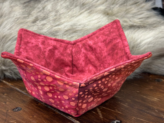 Medium Microwave Bowl Cozy Batik Print