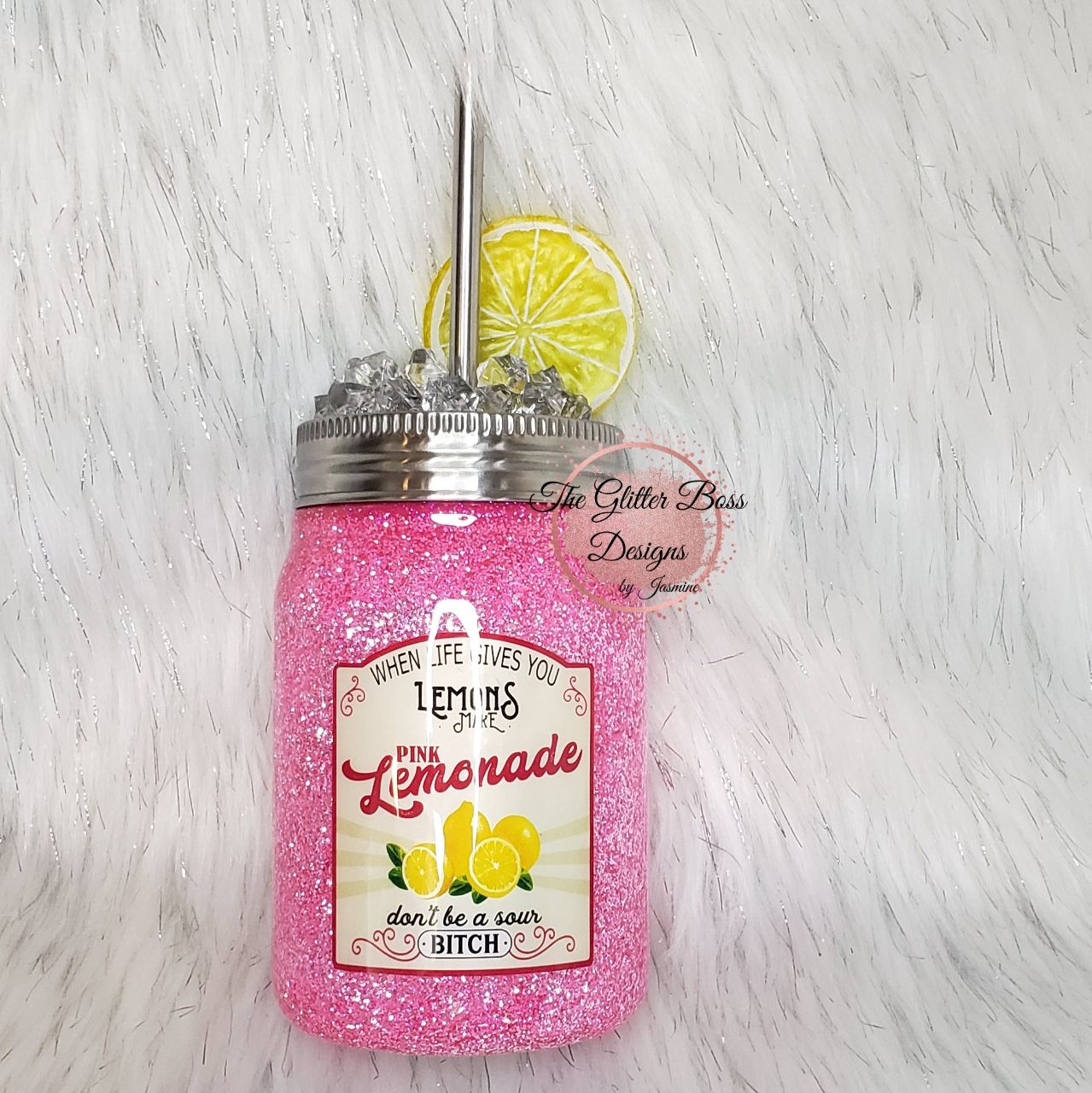 Pink Lemonade Mason Jar - GBD
