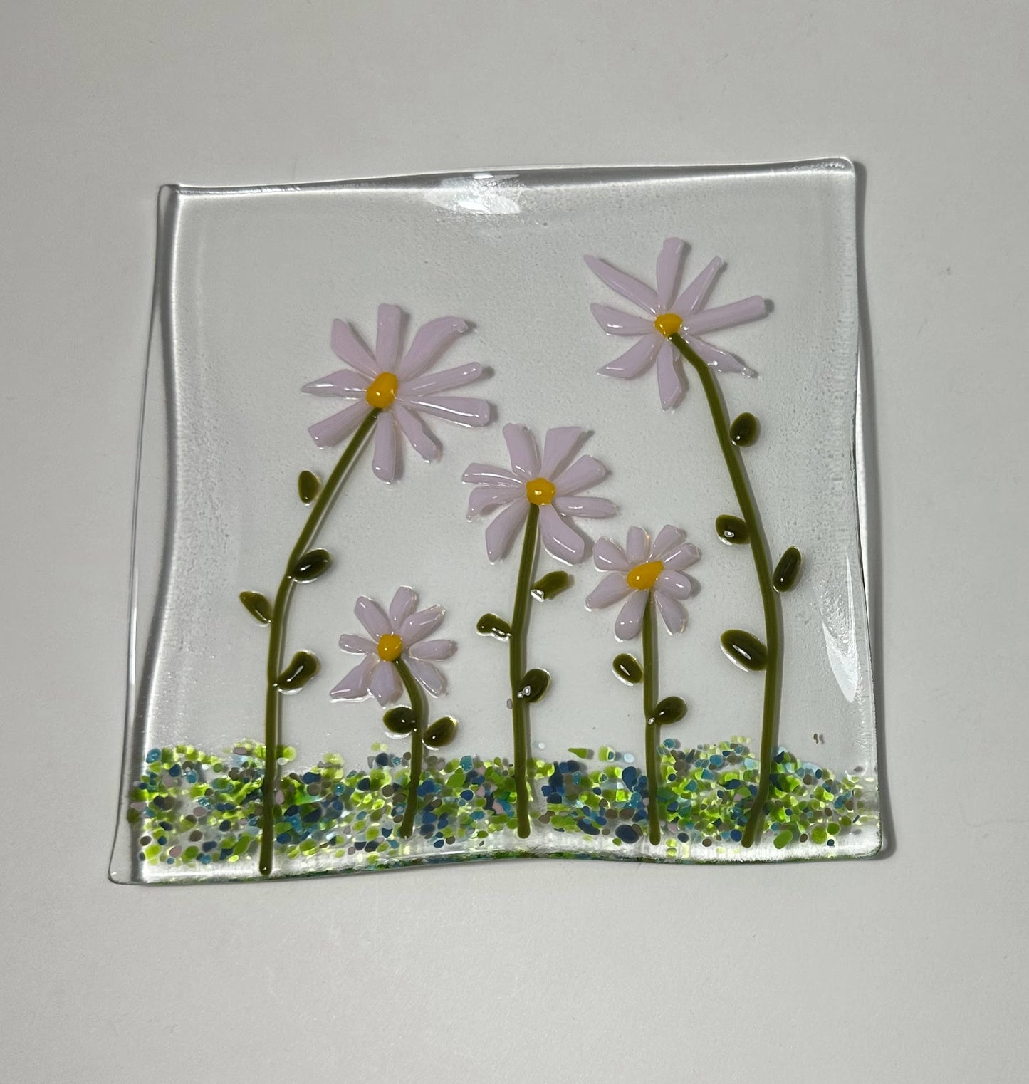 Plate - Course Frit Floral