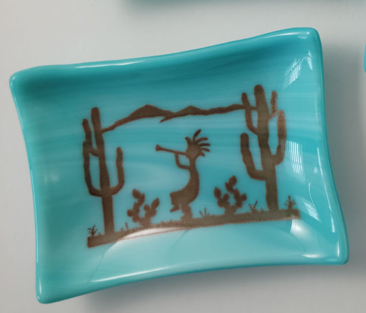Plate - 4 x 3 Desert Kokopelie