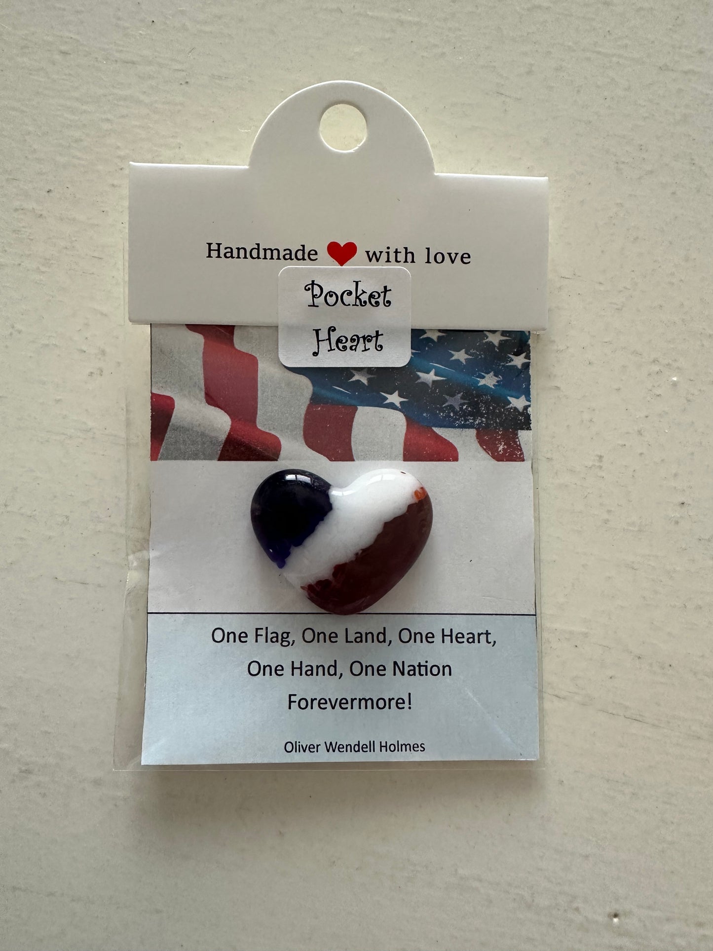 Pocket Heart - One Flag