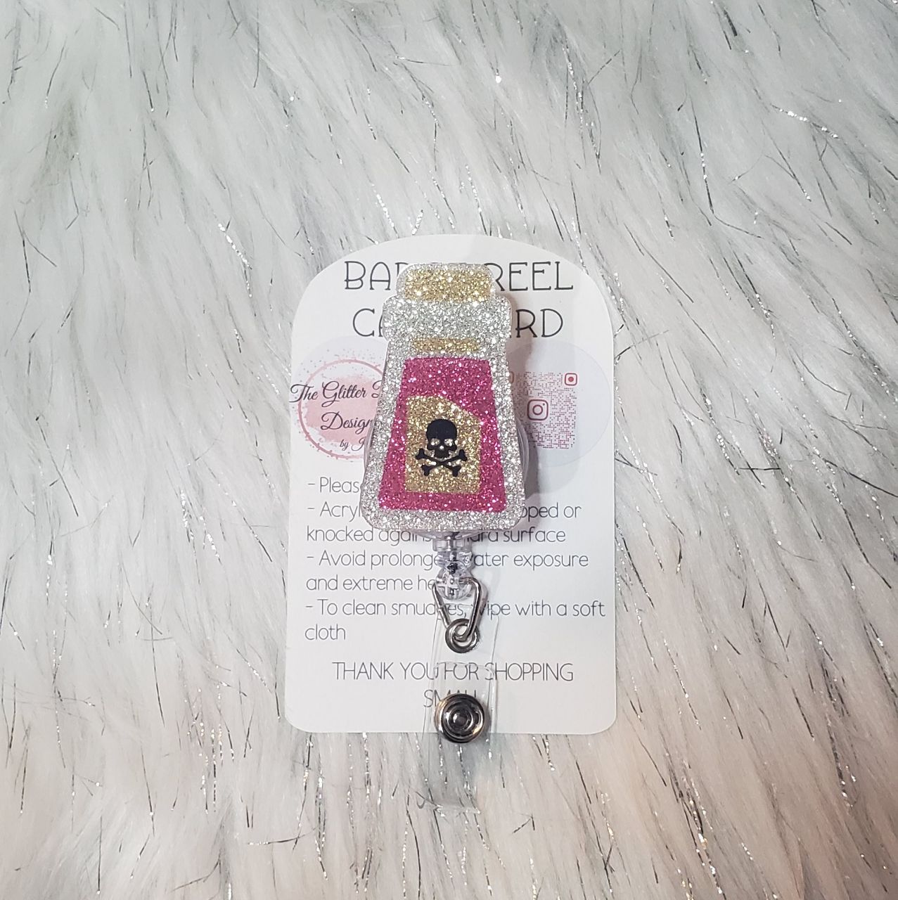 Badge Reels - Glitter Boss