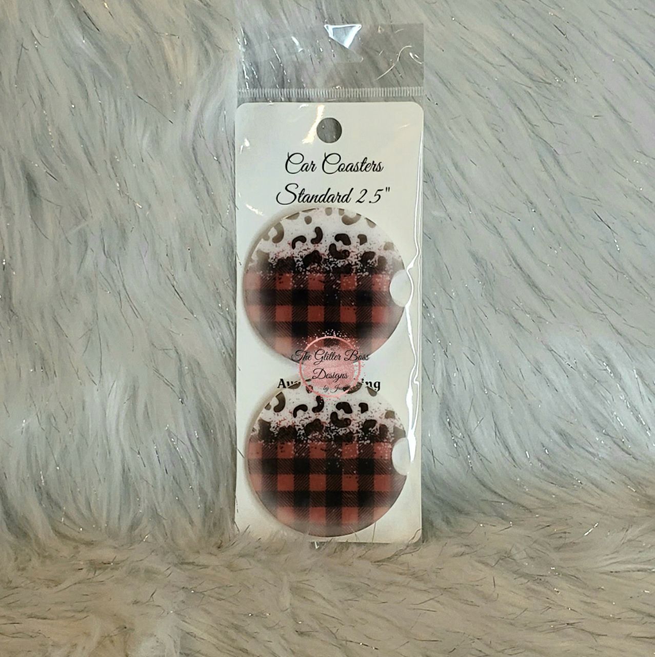 Car Coasters (Standard) - Glitter Boss