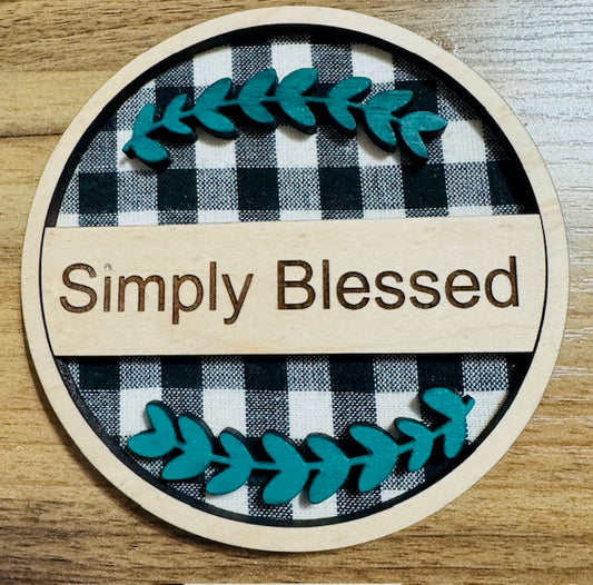 Magnetic Insert - Simply Blessed - STV