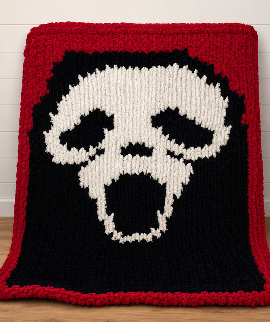 Halloween Scream Throw - We Customize Crafts