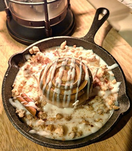 CinnaRoll Skillet Candle- $50.00