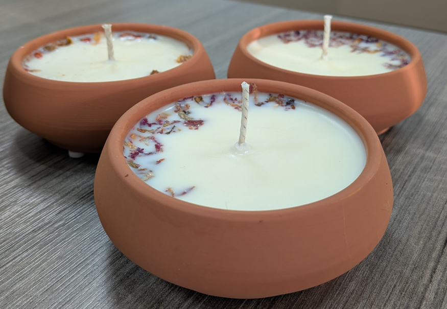Terracotta Candle-$13.00