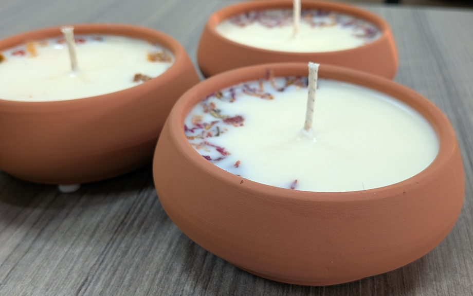 Terracotta Candle-$13.00