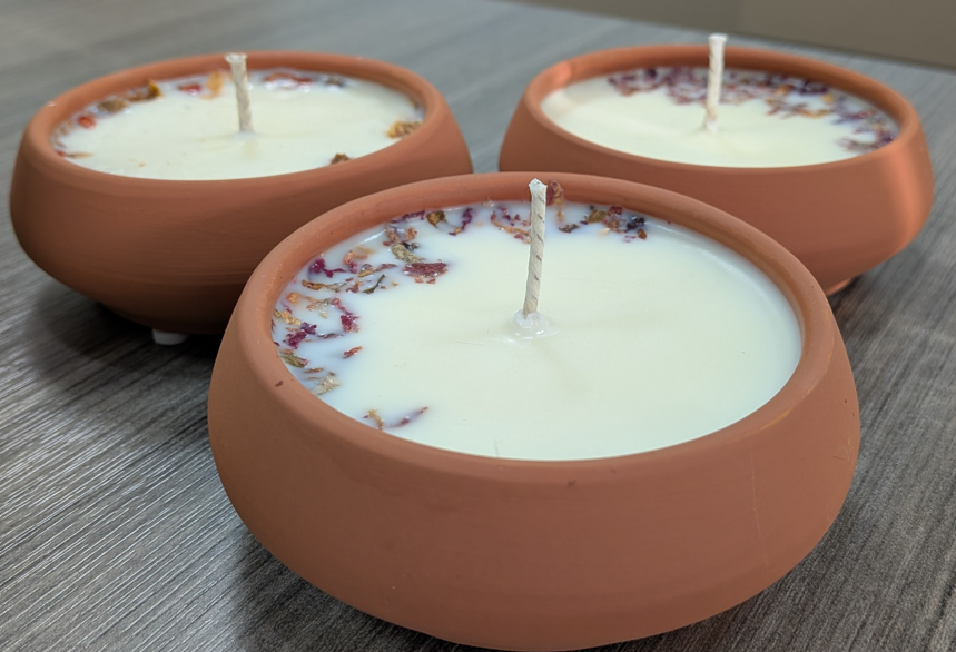 Terracotta Candle-$13.00