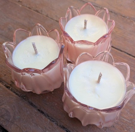 Tulip Candle Glass-$15.00