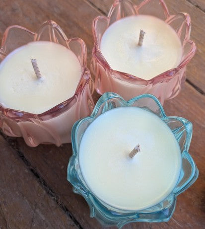 Tulip Candle Glass-$15.00