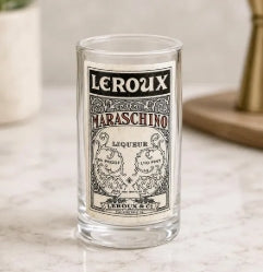Vintage LeRoux Mini Bottle Shot Glass