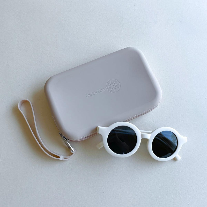 Silicone Waterproof Multipurpose Purse & Sunglasses Case Beige - MKS MIMINOO