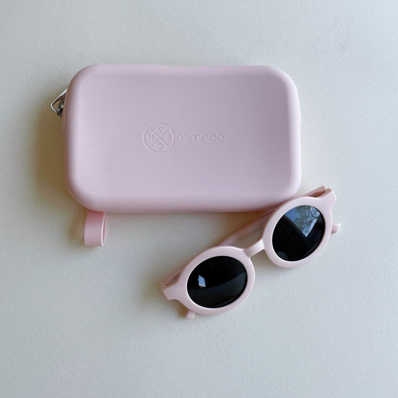Silicone Waterproof Multipurpose Purse & Sunglasses Case Blush Pink - MKS MIMINOO