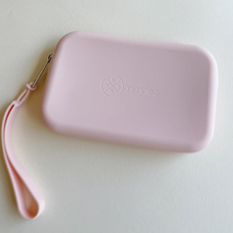 Silicone Waterproof Multipurpose Purse & Sunglasses Case Blush Pink - MKS MIMINOO