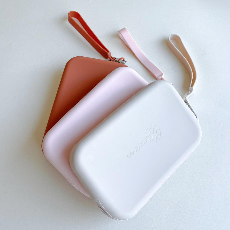 Silicone Waterproof Multipurpose Purse & Sunglasses Case Blush Pink - MKS MIMINOO