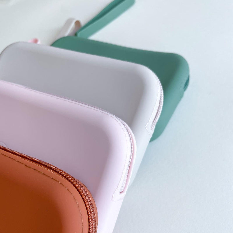 Silicone Waterproof Multipurpose Purse & Sunglasses Case Beige - MKS MIMINOO