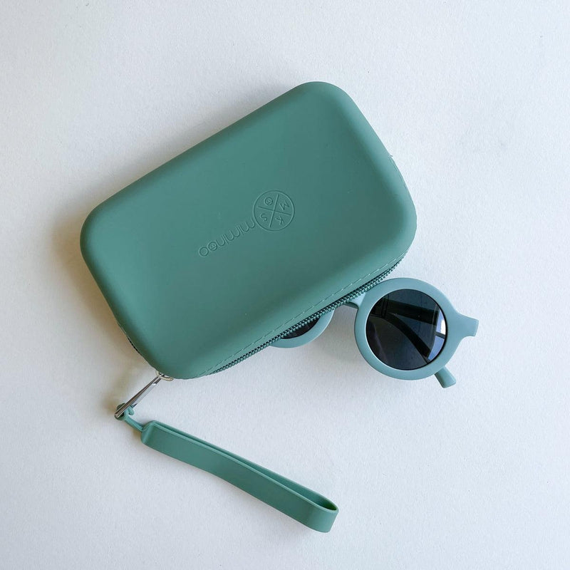 Silicone Waterproof Multipurpose Purse & Sunglasses Case Sage - MKS MIMINOO