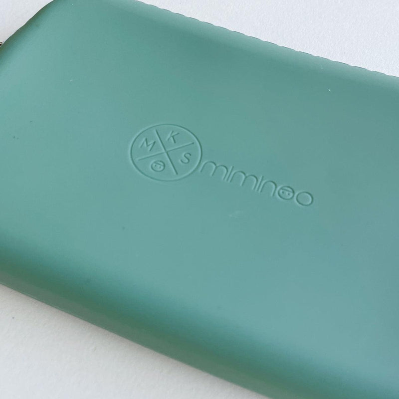 Silicone Waterproof Multipurpose Purse & Sunglasses Case Sage - MKS MIMINOO