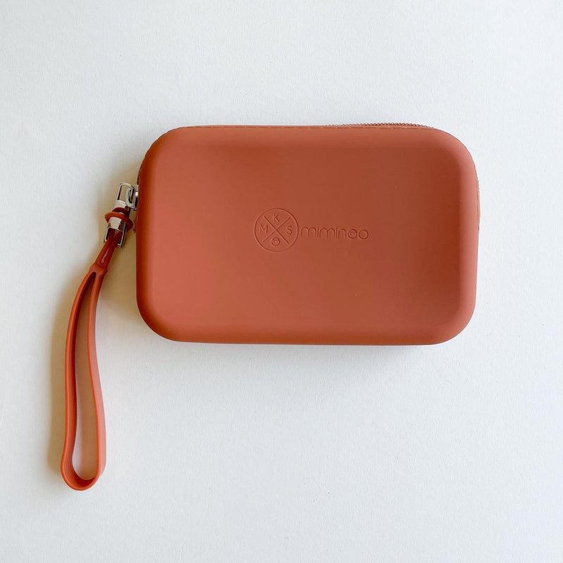 Silicone Waterproof Multipurpose Purse & Sunglasses Case Terracotta - MKS MIMINOO