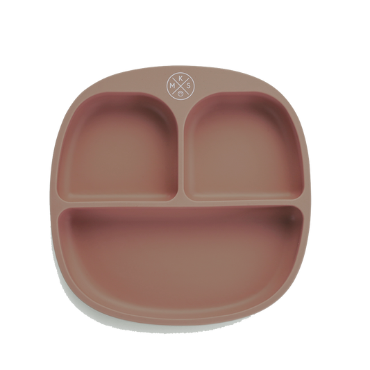 Silicone suction plate - Taupe - MKS MIMINOO