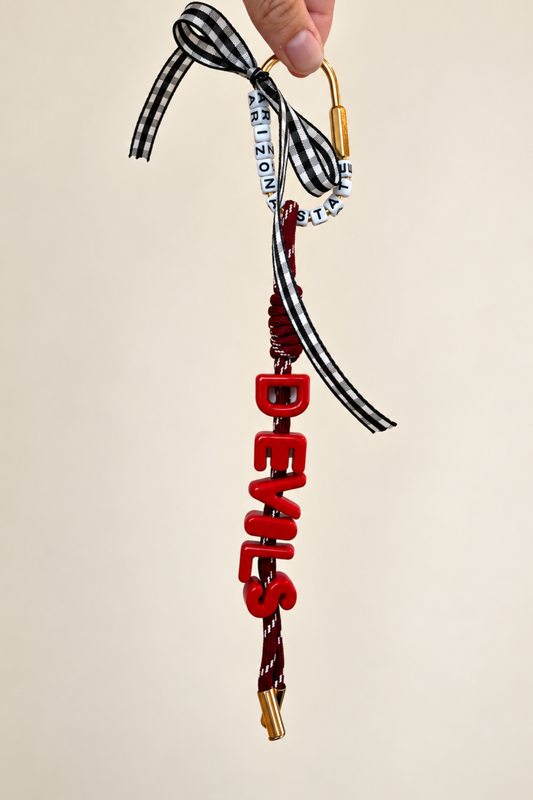 Arizona Game Day Devils Bag Charm Keychain - The Charm Edits