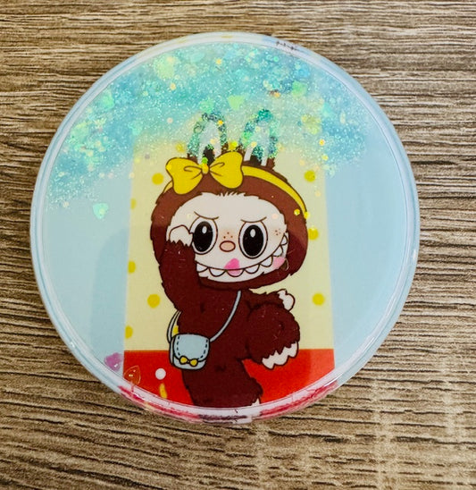 Labubu Glitter Compact Cosmetic Mirror - CHD