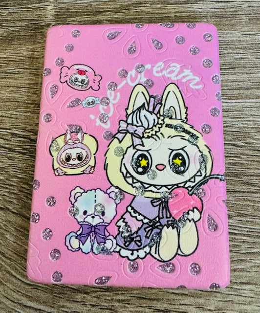 Labubu Glitter Compact Cosmetic Mirror - STV