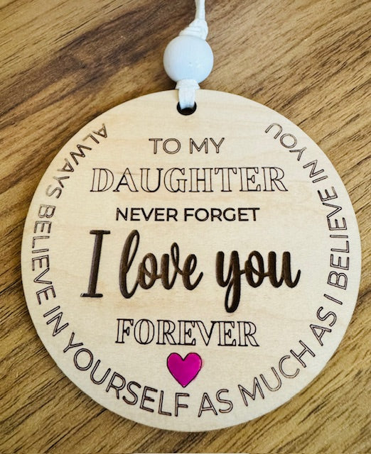 To My Daughter Ornament - STV